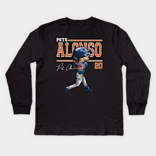 Pete Alonso New York M Cartoon Kids Long Sleeve T-Shirt